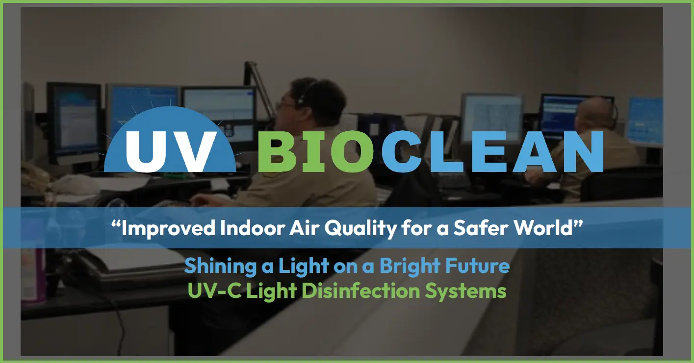 Correctional Institution presentation cover: UV BIOCLEAN air-disinfection solution.