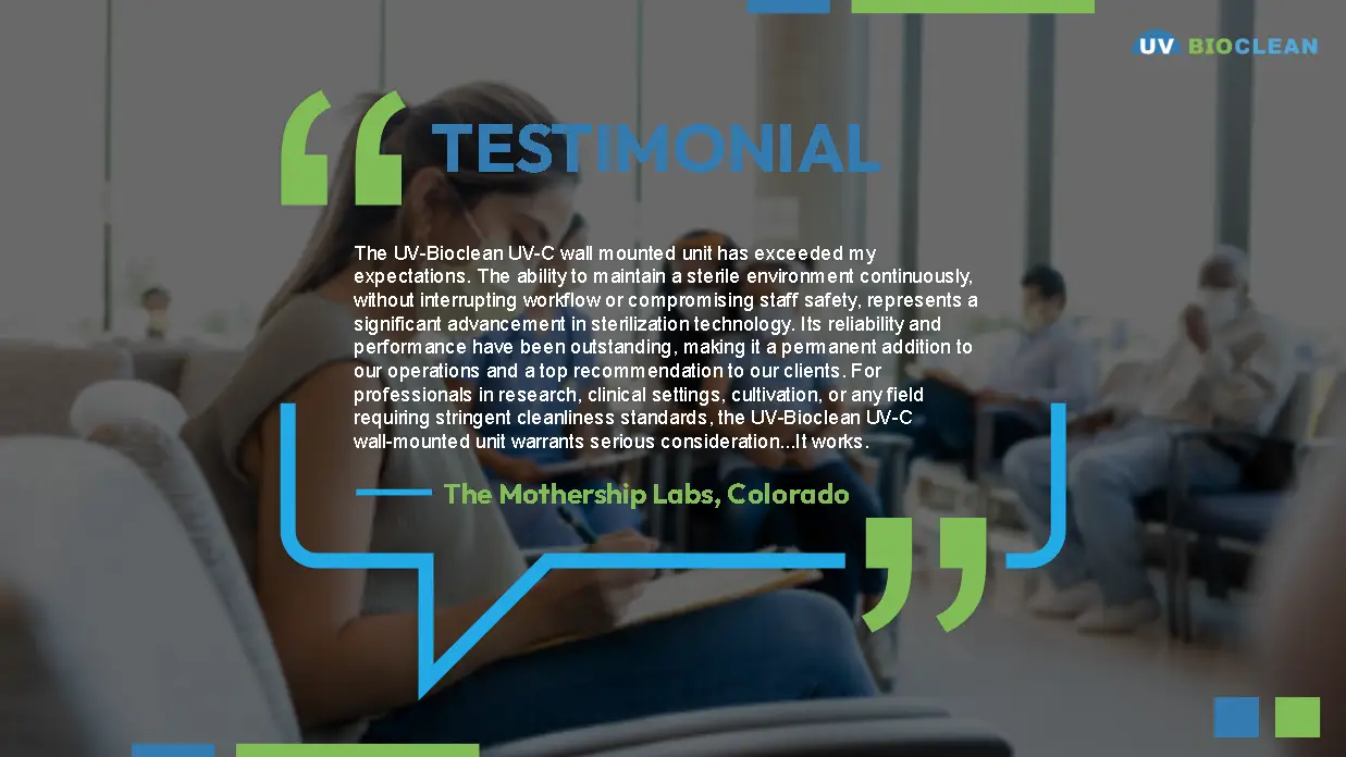 Healthcare customer testimonial.