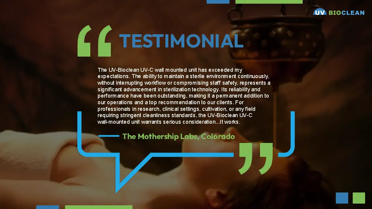 Personal Care customer testimonial.