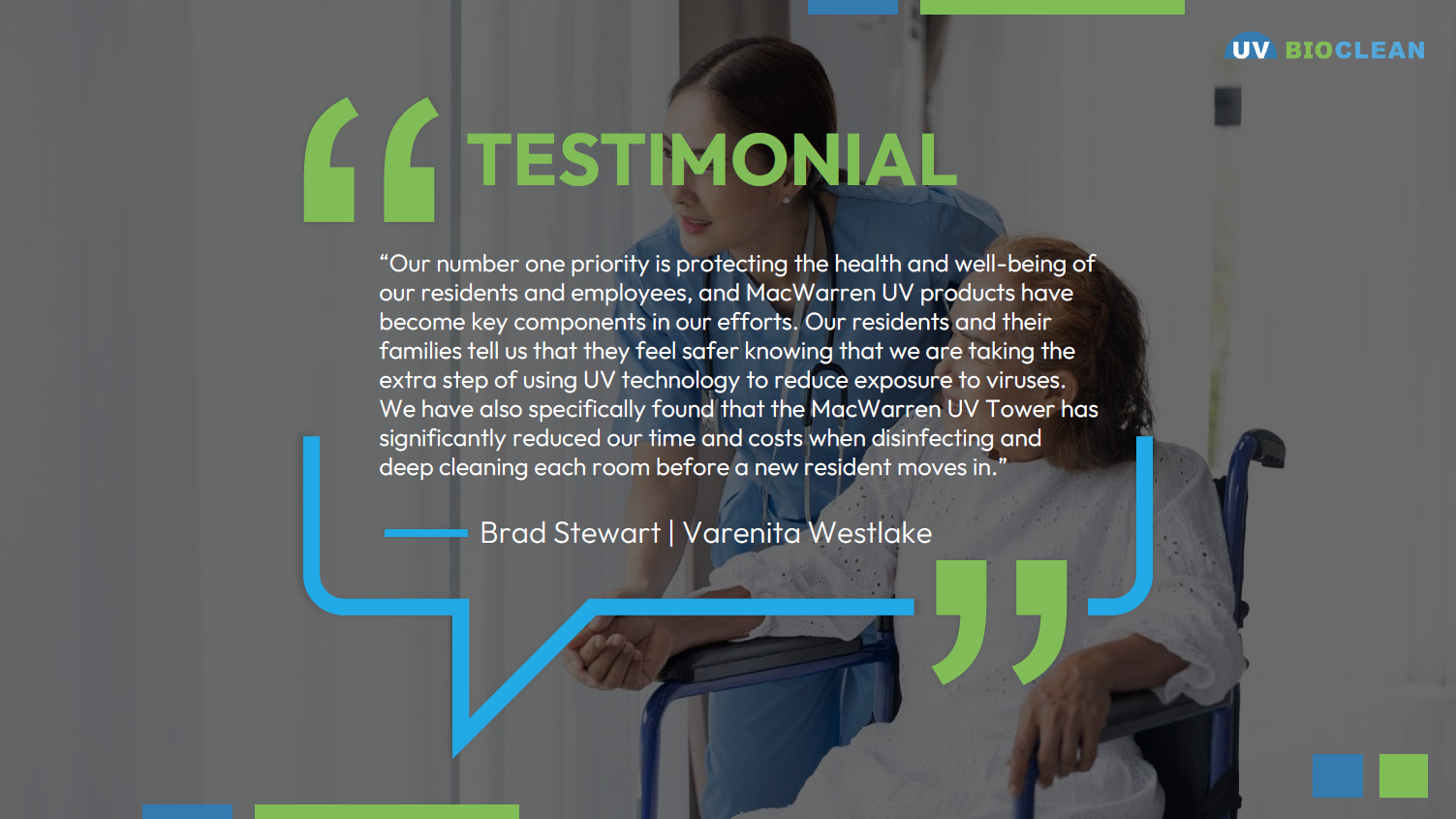 Senior Living customer testimonial.