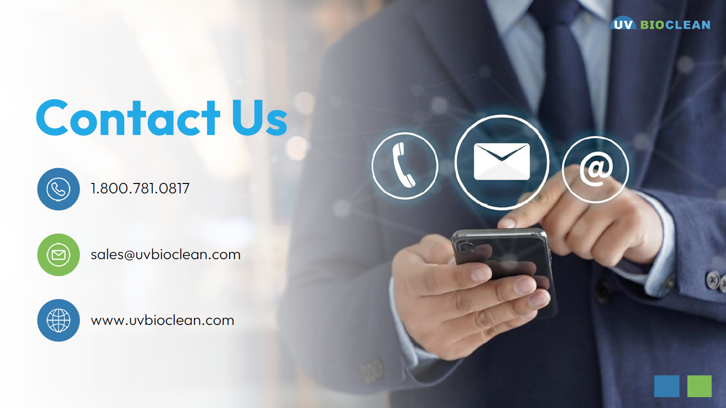 Contact UV BIOCLEAN.